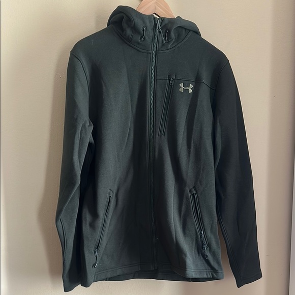 Under Armour Other - Under Armour Green Lightweight Hooded Jacket